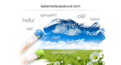 Desktop Screenshot of laalamedacasarural.com