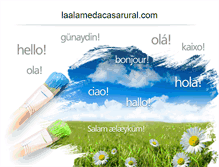 Tablet Screenshot of laalamedacasarural.com